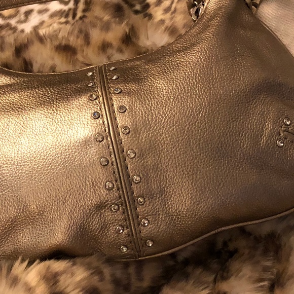 Gold /Rhinestone Evening Handbag by Michael Kors - Picture 5 of 7